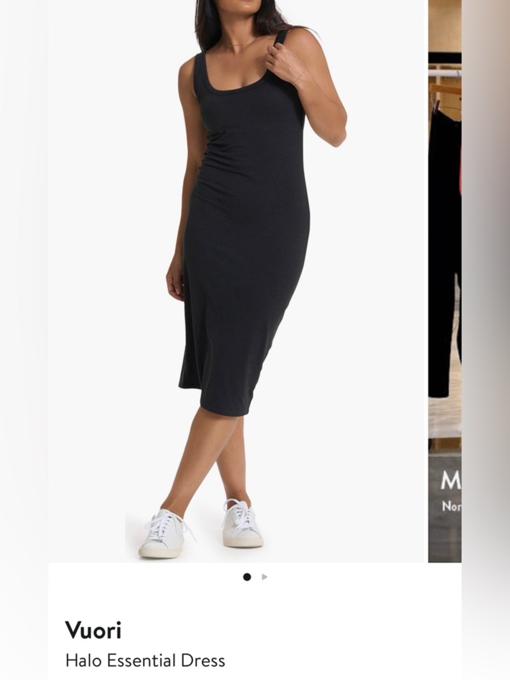Vuori | Halo Essential Dress | Black XL